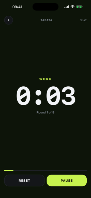 A Tabata running